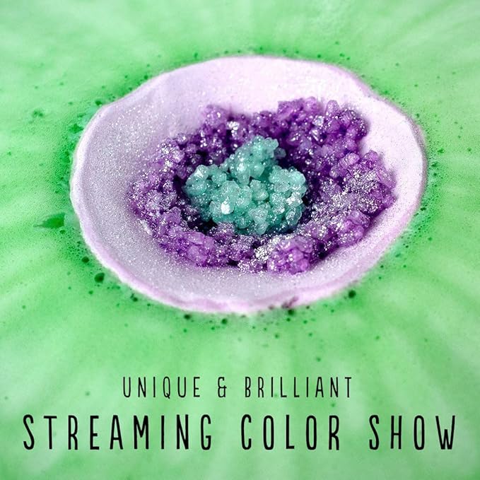 Hallu Tropical Beach Geode Bath Bomb, 85 g Each, Pack of 6