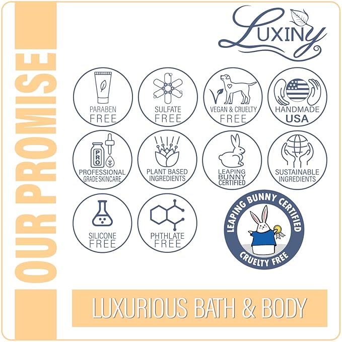 Luxiny Vegan Milk Bath Soak Made with Coconut Milk Powder & Sweet Almond Oil Which Creates A Bath Bomb Dust Soothing Fizz, 8oz (Rainbow)