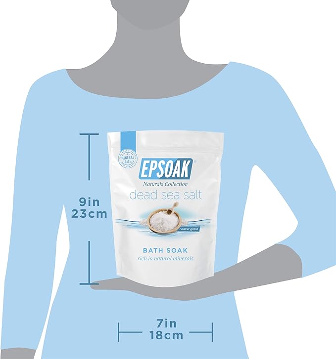 Epsoak Dead Sea Salt - 2 lb. Bag Coarse Grain