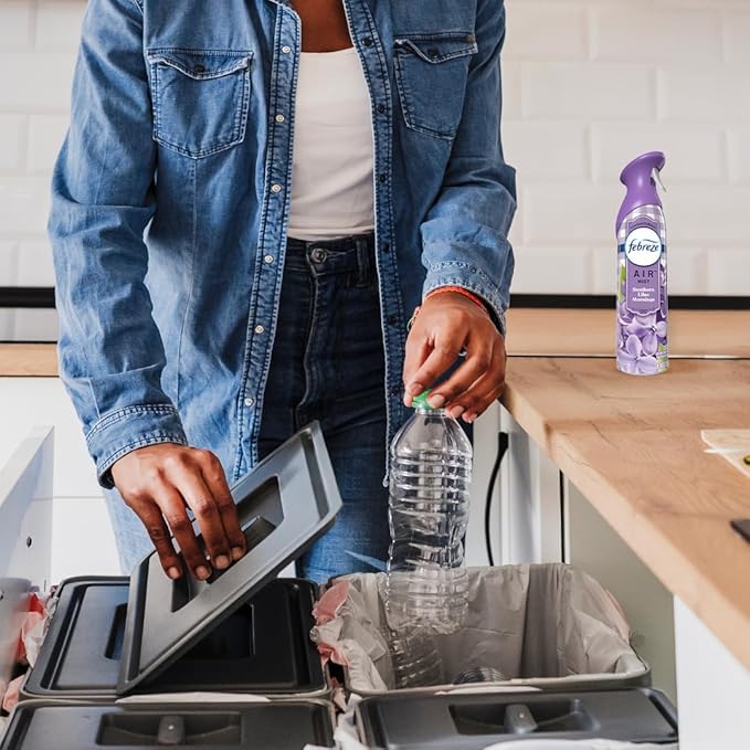 Febreze Air Mist Air Freshener Spray, Odor-Fighting Room Spray, Air Fresheners for Home and Bathroom and Kitchen, Aerosol Can, Southen Lilac Mornings Scent, 8.8oz, 3 Count