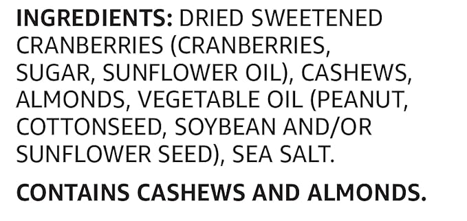 Amazon Brand - Happy Belly Cranberry & Nuts, Trail Mix, 1 pound (Pack of 1)