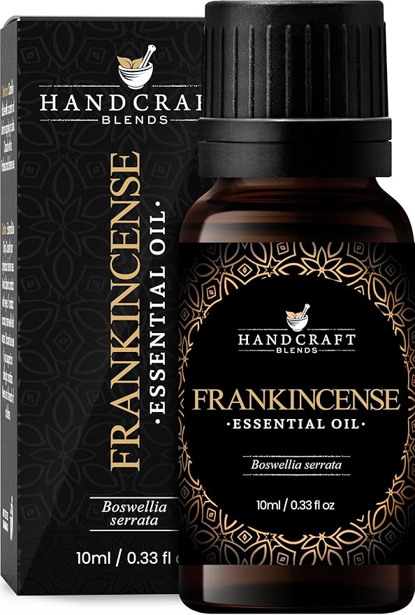 Handcraft Blends Frankincense Essential Oil – 0.33 Fl Oz – 100% Pure and Natural – Premium Grade Essential Oil for Diffuser and Aromatherapy, Skin, Massage, Candle and Soap Making Fragrance