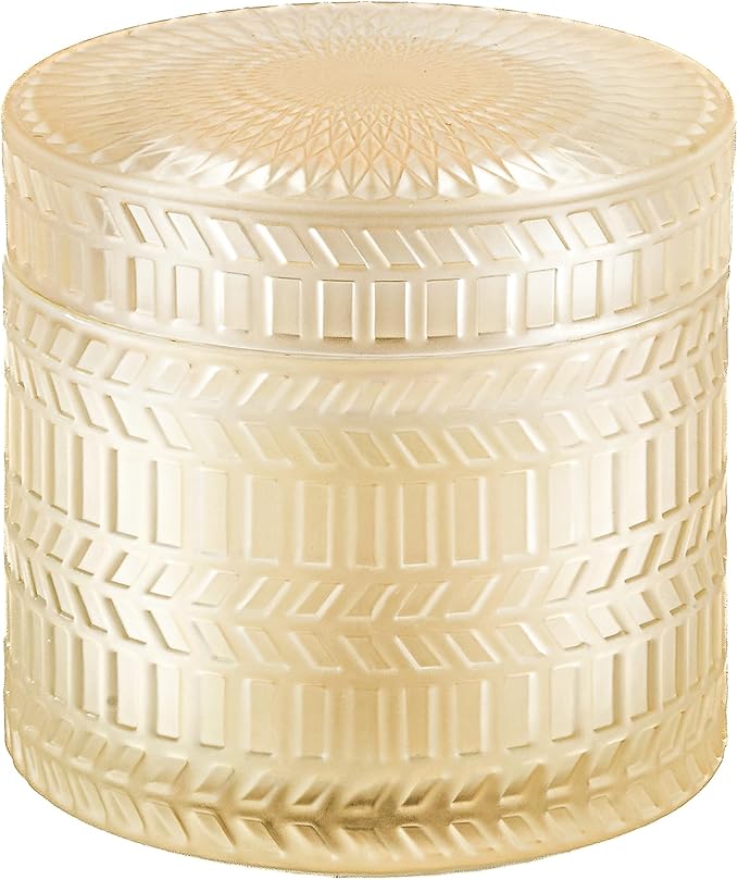 Vanilla Coconut Crackling Wood Wick Soy Candles in 7.4oz Glass Jar | Long-Lasting Scented Candles Gift Set for Valentine's Day, Mother's Day | Luxury Home Decor & Relaxation Gift for Women