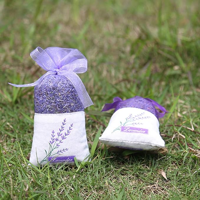 Lavender Sachet Bags: Empty Sachets Bag Fragrance Lavender Sachet Bag Purse Deep Purple 30pcs