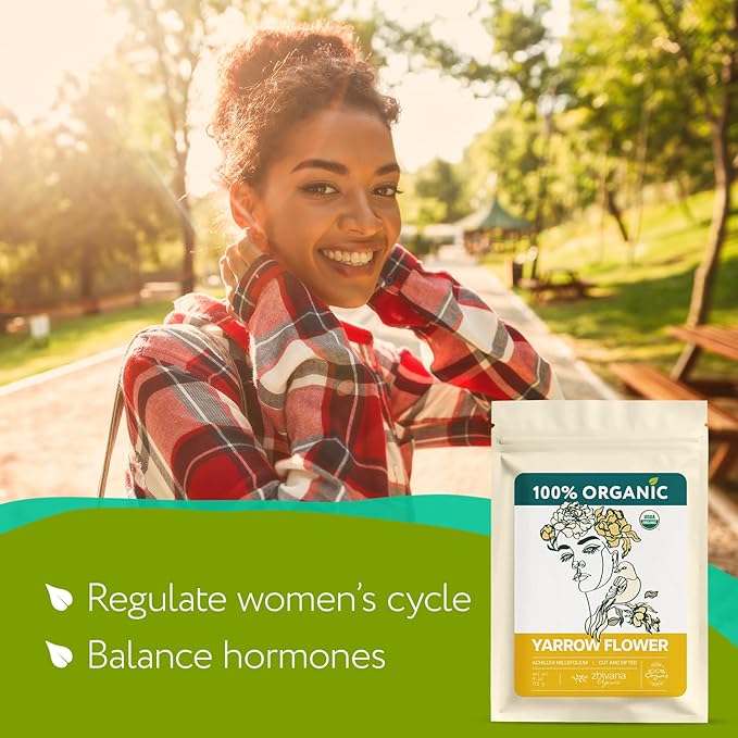 Super Value Pack 5 LB - Yarrow Flower Tea Organic - Dried Yarrow Herb Loose Leaf - Herbal Tea to Support Healthy Immune Function & Relaxation