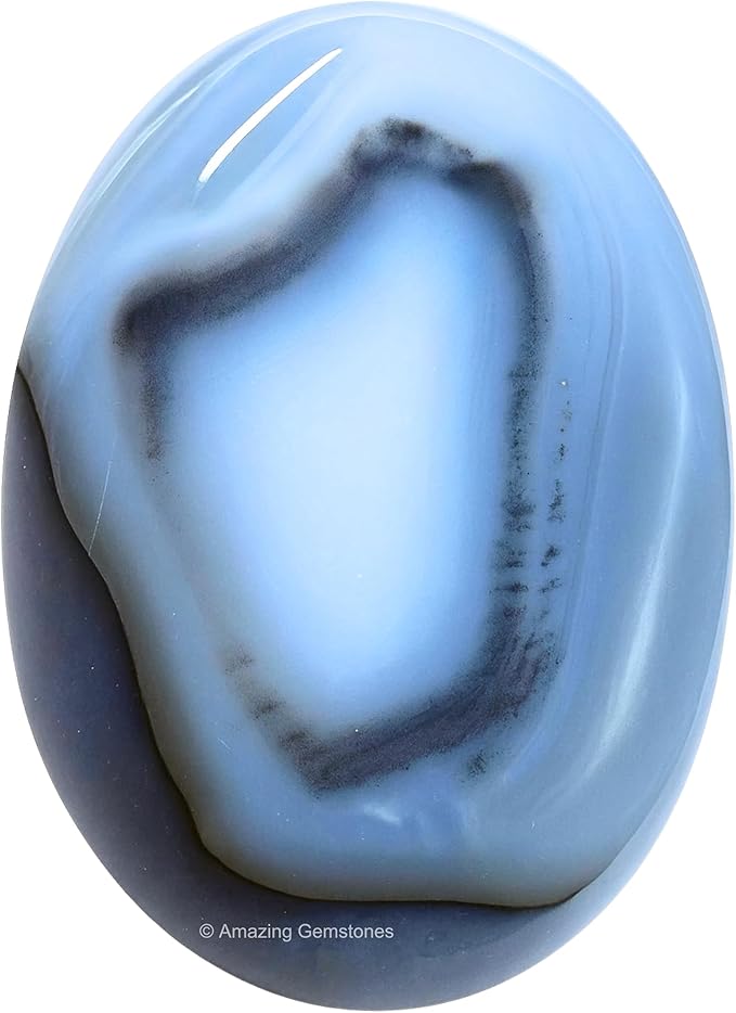 Amazing Gemstone Dendrite Agate Crystals and Healing Stones - Large Palm Stone Crystals Piedra - Crystal for Good Luck, Positive Energy, Meditation - Unique Stocking Stuffers and Gifts for Women, Men