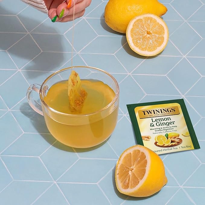 Best of Twinings, 56 Count, 7 Flavor Herbal & Black Tea Bag Variety Sampler, Caffeinated, Decaffeinated, Caffeine- free – Perfect Gourmet Gift Set