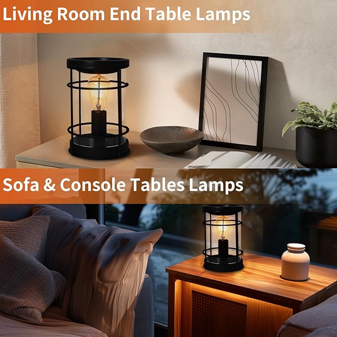 LIFFY Electric Fragrance Warmer - Wax Warmer for Scented Wax - Adjustable Brightness, Regular Shutdown and 2 Edison Bulbs Replacement, Cute Melter for Home Decor Office, Birthday Gifts for Women