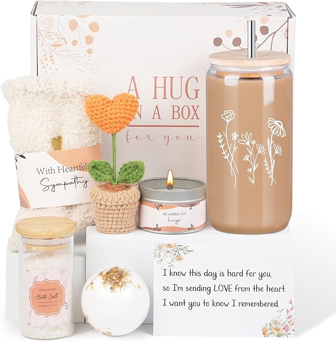 Condolences Gift Basket For Loss, Sympathy Gift Baskets, Sympathy Gifts For Loss Of Loved One, Grief Gifts For Women, Sorry For Your Loss Gift, Bereavement Gift, Memorial present For Loss Of Mom