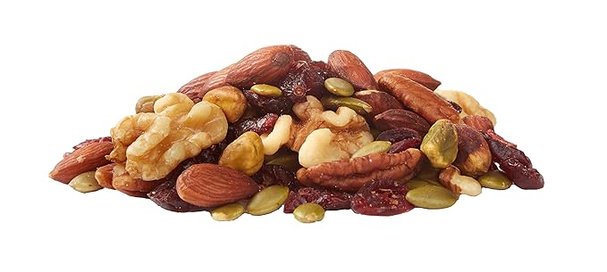 Amazon Brand - Happy Belly Dried Cranberries, Nuts & Pepitas Trail Mix, 2.62 pound (Pack of 1)