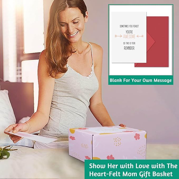 Ithmahco Boyfriends Mom Mothers Day Gift, Mothers Day Gifts For Boyfriends Moms, 8pcs Gift Basket For Boyfriend Mom From Girlfriend