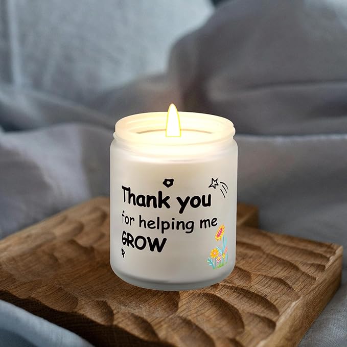 Lihome Teacher Appreciation Gifts - Funny Teacher's Day, Thanksgiving, Birthday, Christmas Gifts, Vanilla Coconut Candles