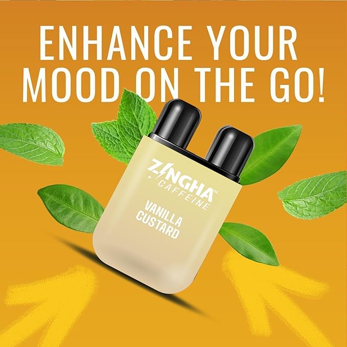 Caffeinated Aromatherapy Nasal Inhaler Stick – Natural Energy Boost with Essential Oils + Caffeine – Focus, Refresh & Breathe Easy (Caramel Bananas Foster)