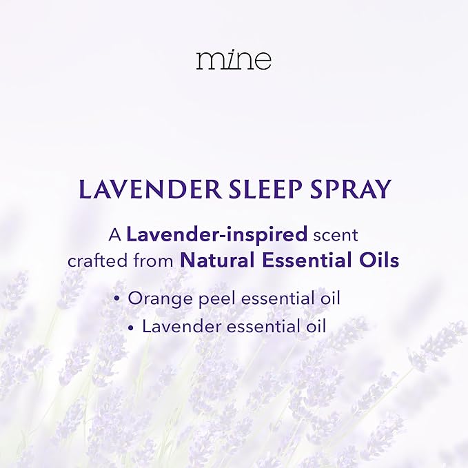 Lavender Sleep Spray with Melatonin – Natural Pillow Mist for Relaxing Sleep, Calming Bed Spray for Adults, Lavender Pillow Mist