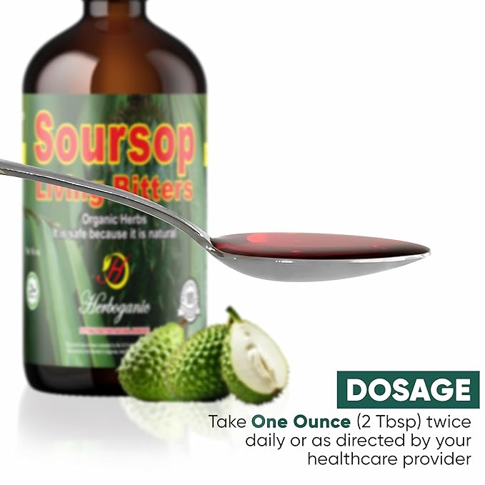 Herboganic Soursop Living Bitters for men - (Pack of 2)