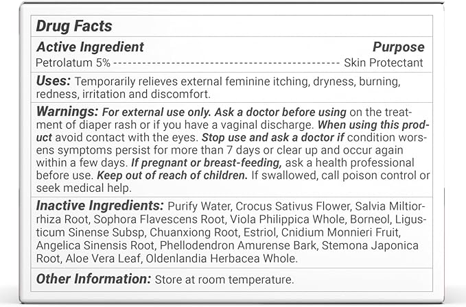 Estriol Cream for Women, Organic Balancing Cream for Women Natural Moisturizing Protection, Fast Relief from Itchy, Burning & Sensitive Skin Discomfort - 3.53oz