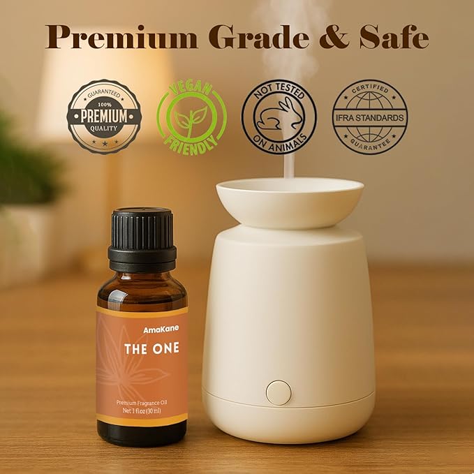 AmaKane The One Hotel Essential Oil 30ml, Hotel Inspired Fragrance Oil for Candle Soap Making, Premium Diffuser Oil for Home, Long-Lasting Aromatherapy Oil