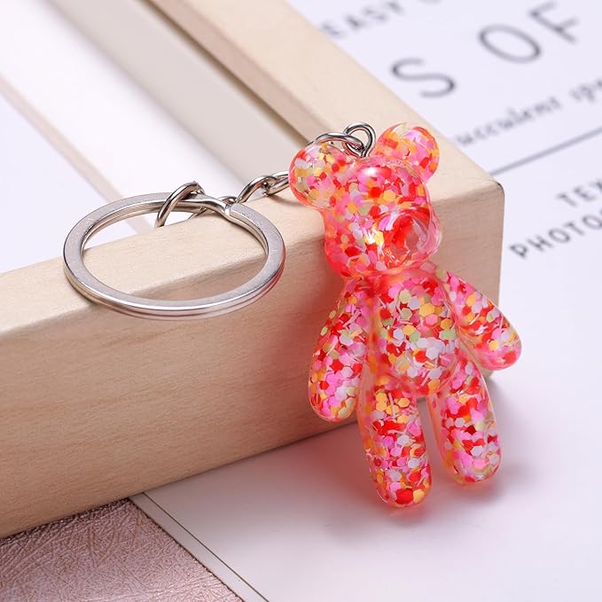 Pocket Bear Hug, Anxiety Relief Gifts for Women Men, Mental Health Positivity Gifts for Anxious Friend, Thinking of You Gift, Comforting Gift for Son Daughter Back to School, Red