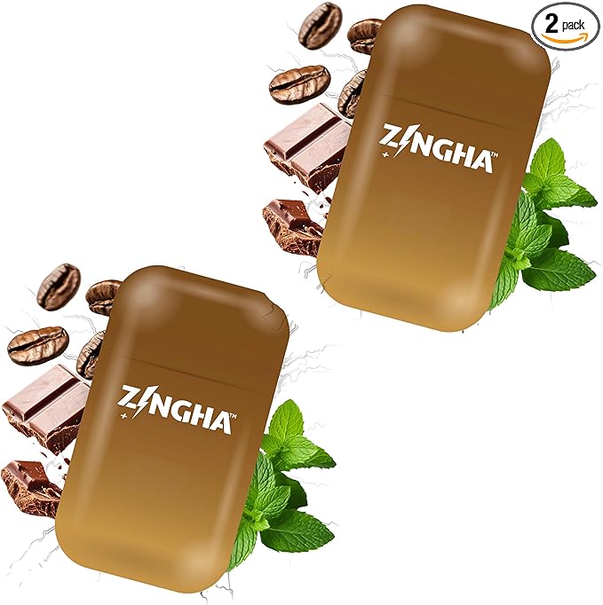 Caffeinated Aromatherapy Nasal Inhaler Stick – Natural Energy Boost with Essential Oils + Caffeine – Focus, Refresh & Breathe Easy (Mocha Latte)