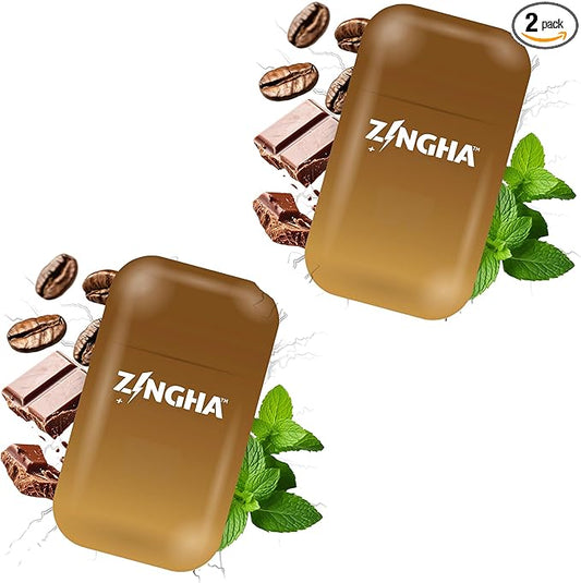 Caffeinated Aromatherapy Nasal Inhaler Stick – Natural Energy Boost with Essential Oils + Caffeine – Focus, Refresh & Breathe Easy (Mocha Latte)