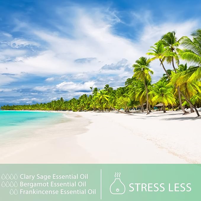 Clary Sage Essential Oil, 1.01Fl.Oz (30ML) PHATOIL Pure Essential Oil Singles for Aromatherapy Diffusers, Humidifiers, Great for DIY Candle and Soap Making, Gift for Friend