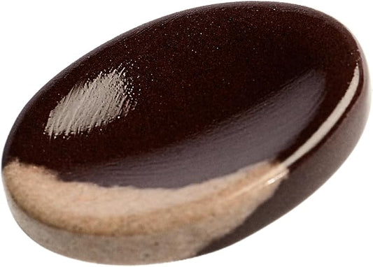 Narmada Shiva Lingam Worry Stones – Crystal Thumb Worry Stone for Anguish, Stress – Relaxing & Soothing Balance Stones for Meditation, Stress Relief – Healing Stones & Crystals for Men, Women