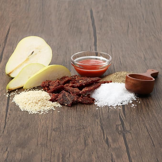 Field Trip Grass Fed Beef Jerky, Healthy Gluten Free Snacks, All Natural, Paleo-Friendly Beef Jerky, High Protein, Low Carb Snack with No Nitrates, 2.2oz Bag, 4 Pack, Gochujang Korean BBQ