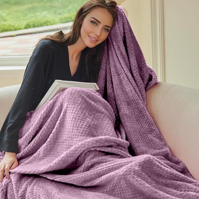 Birthday Gifts for Women - Self Care Gifts, Get Well Soon Gifts for Women, Unique Relaxing Spa Gifts Basket with Flannel Blanket, Tumbler, Socks, Soap & Candle, for Grandma Sister Mom, Wife, Her