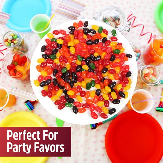 Jelly Beans Candies Smiling Sweets for Kids - Delicious Original Jellybeans Treat Great for Party Favors, Movie - All of the Favorite Flavors in Each Bag, 2 Pack