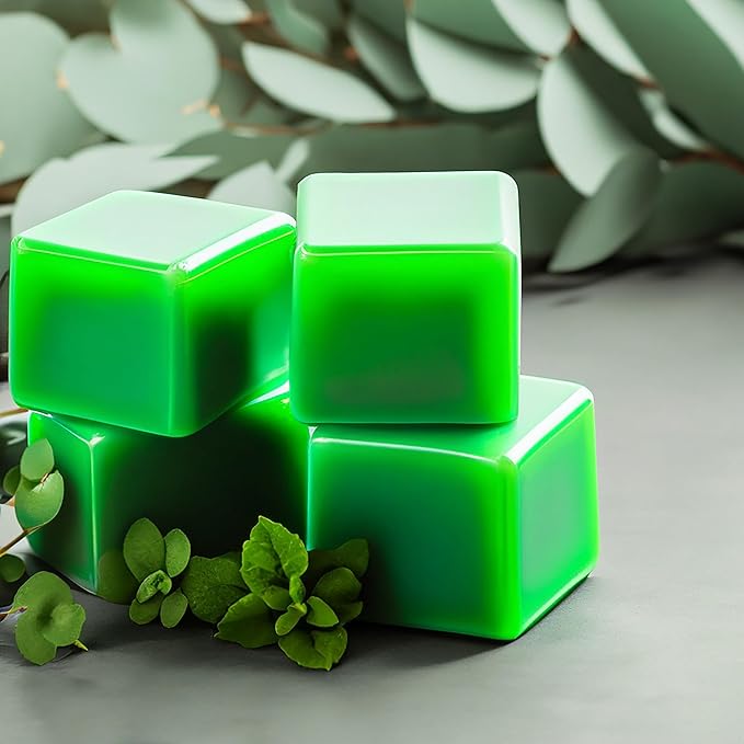 Eucalyptus Spearmint Strongly Scented Hand Poured Vegan Wax Melts, 12 Scented Wax Cubes, 6.4 Ounces in 2 x 6-Packs