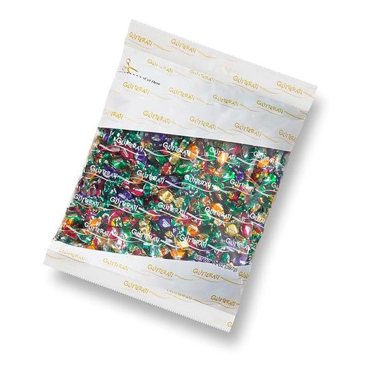 GLITTERATI Fruit & Berry Medley Italian Mini Hard Candies, Individually Wrapped Gourmet Candy, Natural Fruit Flavors, Vegan, Gluten Free, Non-GMO, 14 oz Bag, 400 Ct