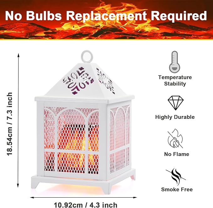 Dicimi Wax melt Warmer,4-in-1 Fireplace Wax Warmer,scentsy Wax Warmer for Scented Wax Cubes and Tarts or Fragrance Oils, Wax Burner for Home Office Bedroom Aromatherapy Present& Décor(House)