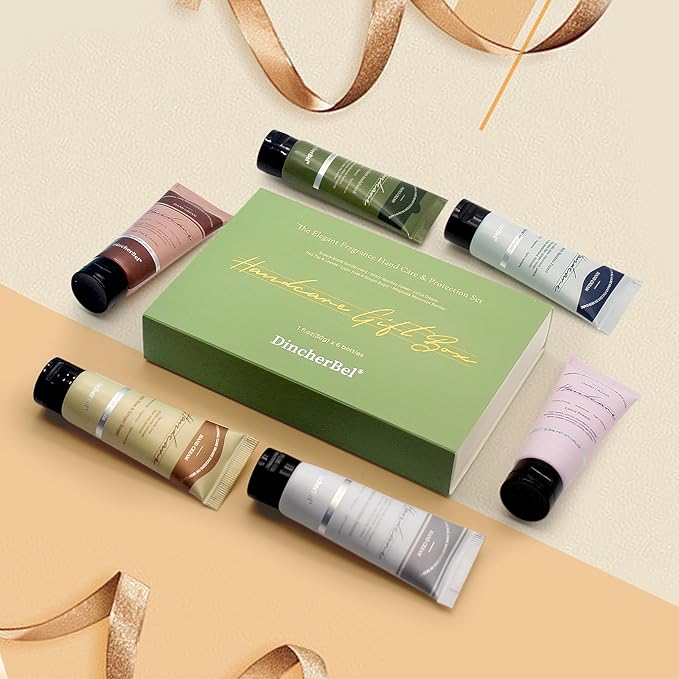 DincherBel 24 Pack Hand Cream Set - Travel Size Moisturizing Scented Hand Lotion for Dry Skin, Ideal Holiday Gift for Women