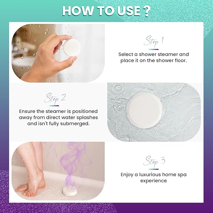 Shower Steamers Aromatherapy 8 Pack - Birthday Gifts for Women, Valentines Day Gifts for Her Wife Mom, Shower Bombs for Self Care Home Spa Relaxation Gift Set, Easter Basket Essential