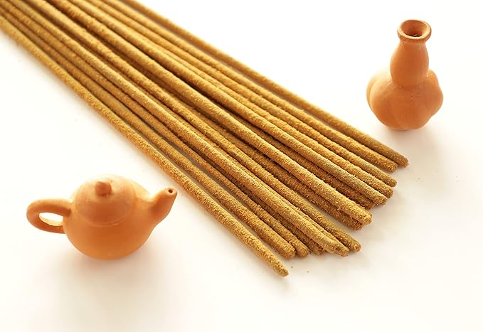Egyptian Musk Incense Sticks - Artisan Luxury Masala Incense - Mesmerizing Scent of red Egyptian Musk with hints of Vetiver and Patchouli - Handrolled 30 Sticks