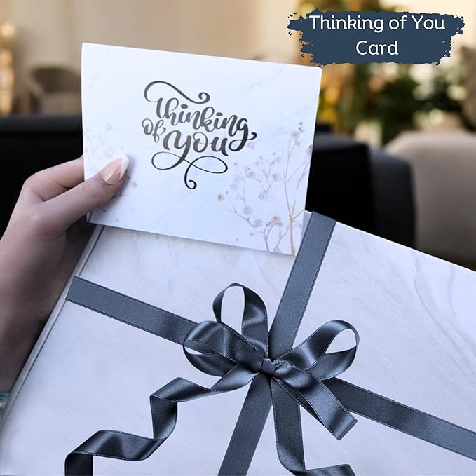 Get Well Soon Gifts for Women - Thinking of You Care Package for Cancer Recovery, Surgery, Sick Friend, Hospital Comfort, Chemo Treatment, Sympathy - Thoughtful Gift Box (Royal Blue)