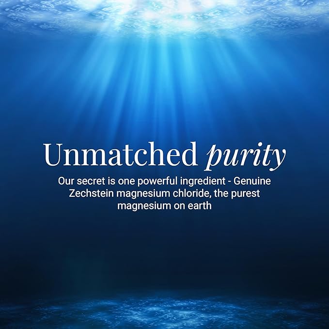 Ancient Minerals Ultra Magnesium Oil Spray Bottle of Pure Genuine Zechstein Magnesium Chloride - Topical Skin Application (8oz)