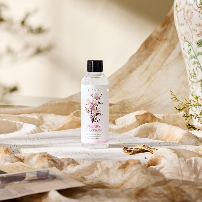 Airkeep Diffuser Oil Refill/Cherry Blossom/3.38oz（100ml/1 Pack/Scented Oil Refill for Diffuser Home Fragrance for Bedroom, Bathroom Office Home Decor