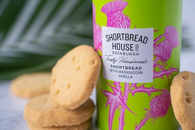 Shortbread House of Edinburgh Madagascan Vanilla Shortbread Biscuits, Truly Handmade, 4.9 Ounce (Pack of 1)