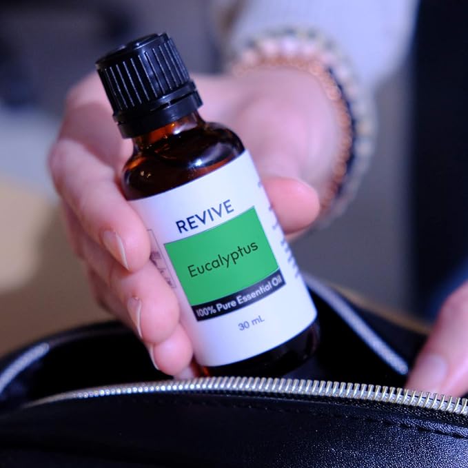 Eucalyptus Essential Oil 30mL by Revive Essential Oils - 100% Pure Therapeutic Grade, for Diffuser, Humidifier, Massage, Aromatherapy, Skin & Hair Care