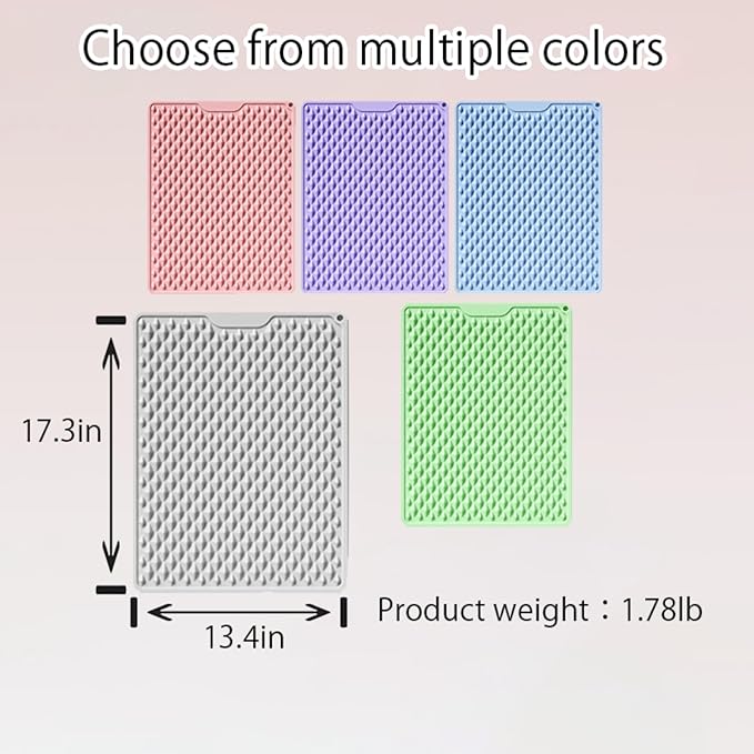 LmlJoo Silicone Cushion Portable Foot Reflexology Pad Foldable Foot Massage Mat Pressure Point Massage Mat Anti-Fatigue Standing Desk Mat Standing Pad Relieves