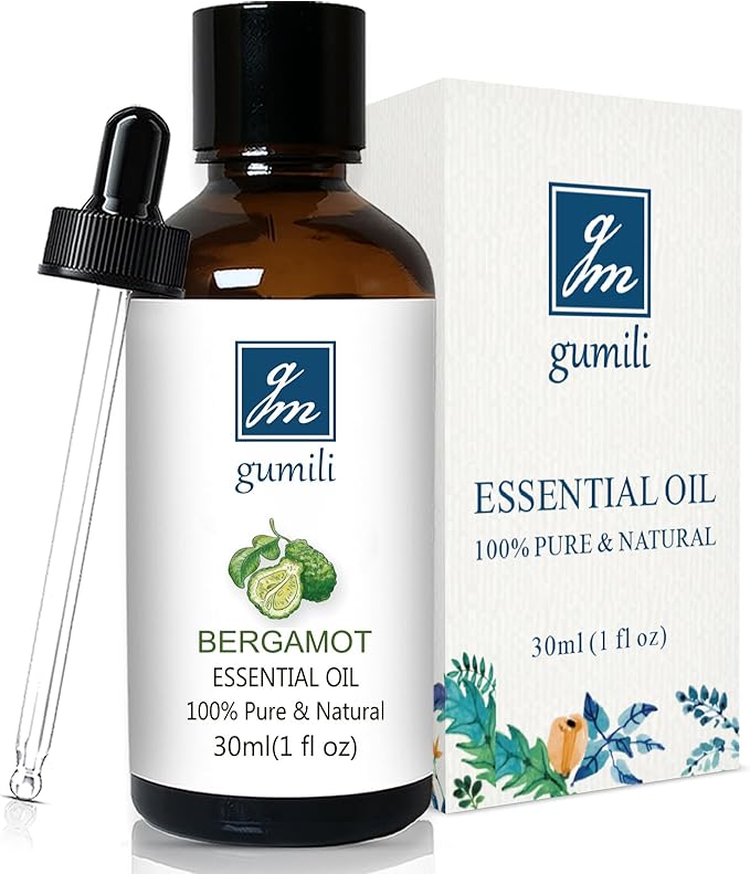 Bergamot Essential Oil 1 Oz - 100% Pure Bergamot Oil for Diffuser, Skin & Body - Natural Citrus Oil