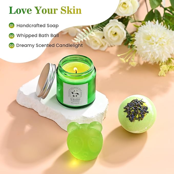 Happy Birthday Gifts for Women Mom Her Friend Sister Wife Grandma, Self Care Gifts Get Well Gifts Unique Relaxing Spa Gift Basket Set, for Women Mom Wife Grandma Friends Sister