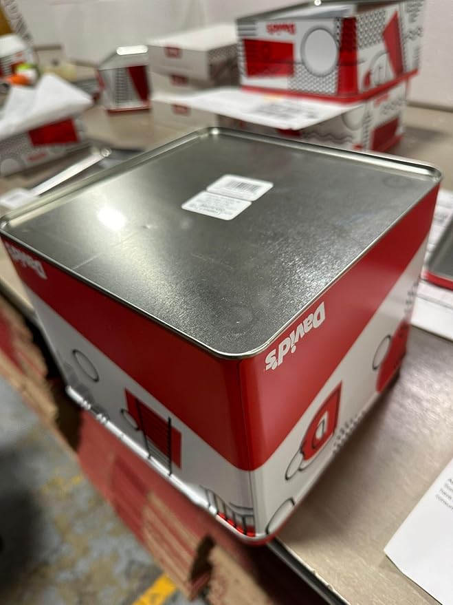 David's Cookies 5lb Assorted Cookies & Brownies Tin Gift Basket – Fresh-Baked Delicious Gourmet Treats for Sharing | Ideal Party Pack Gift Basket for Family, Friends, Holidays, & Special Occasions