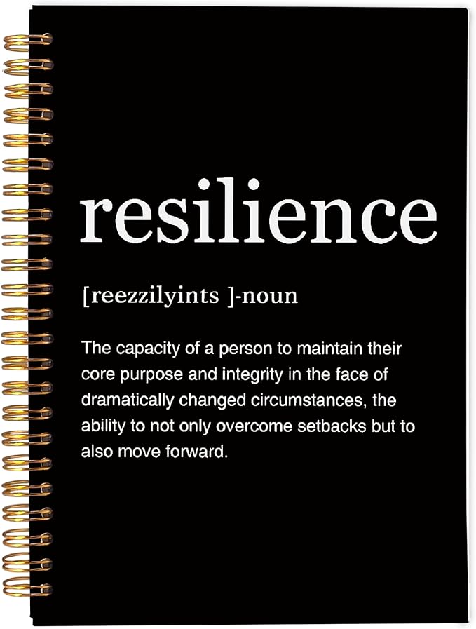 Inspirational Spiral Notebook,Inspirational Journal,Inspirational Journal for Women Men Writing,Grit Spiral Notebook 8.3×5.5 Inch