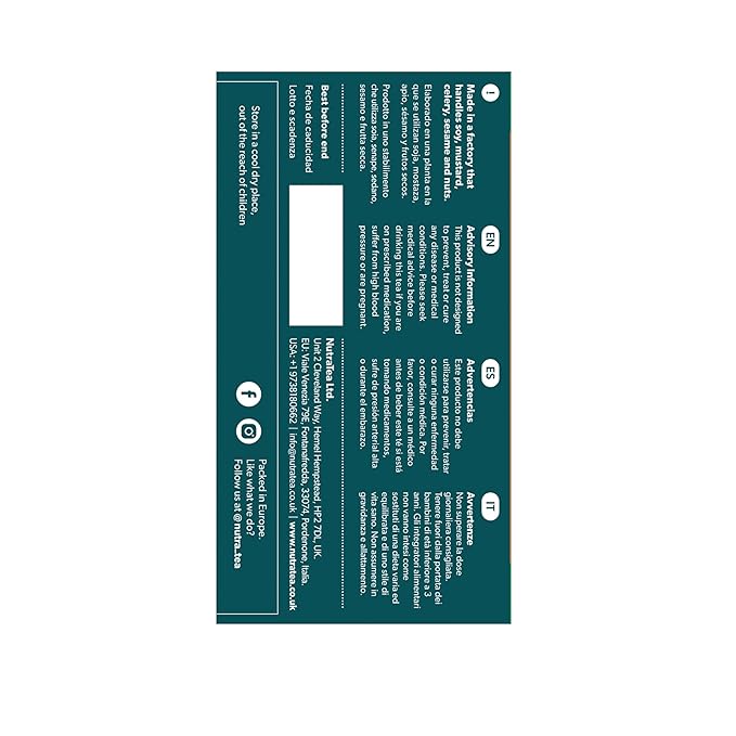 NUTRARELAX - Sleep and Calming Tea – Helps with Relaxation and Sleep – Includes Chamomile, Lemon Balm and Passionflower - 20 Enveloped Tea Bags - by Nutra Tea - Herbal Tea