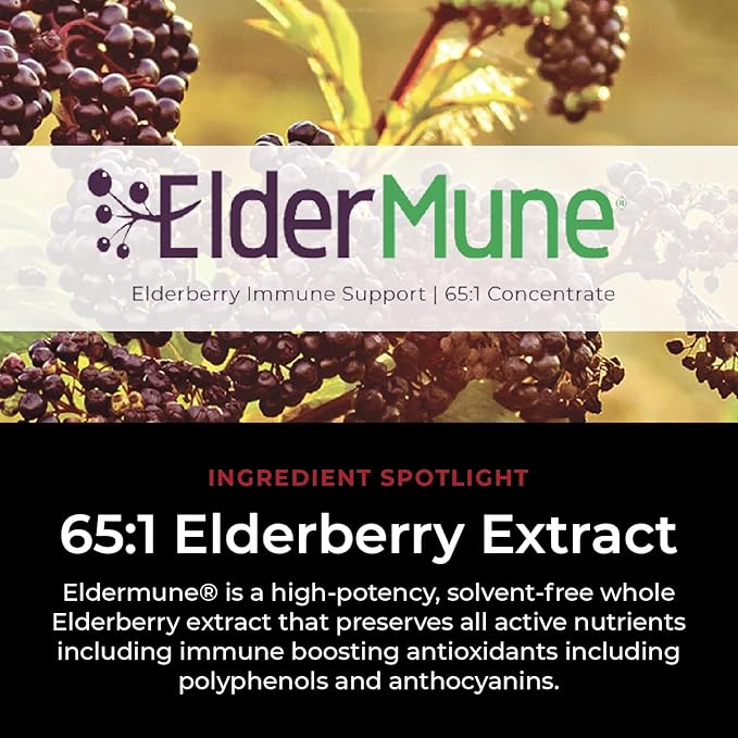 CogniTea Herbal Immunity Tea - Immune System Booster - 100mg High- Potency Elderberry, 50mg Echinacea, Lemon, & Ginger Organic Herbal Tea Bags - Caffeine Free Immunity Boost