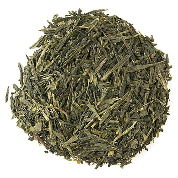 Sencha Japanese Green Loose Leaf Tea Pouch - 4oz | Light Smooth Green Tea with Fresh Flavor | Traditional Steam-Processed Leaves | Popular Daily Drink in Japan