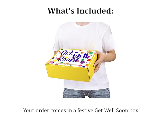 Kids Get Well Gift Basket – Care Box with Plush Bear, Balloon, Snacks & Activity Books (Kids Get Well Cheer: Pink Bear)