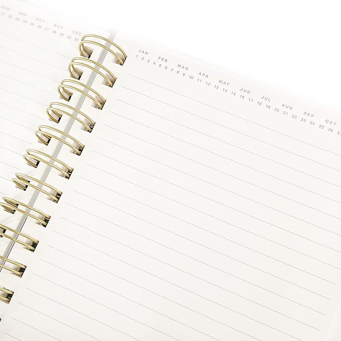 Graphique Peanuts "Happy Thoughts" Hard Bound Journal - 160 Ruled Pages, Vintage Peanuts Cartoon Cover w/"Happy Thoughts" Message Embellished w/Gold Foil, 6.25" x 8.25" x 1"